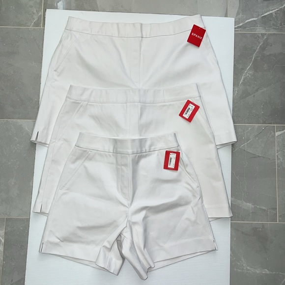 NWT SPANX On-The-Go 6" Shorts White - Picture 4 of 6